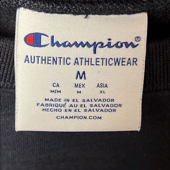 Vintage Notre Dame Champion Unisex Crewneck Sweatshirt Stitched Navy Blue Md Y2K - Picture 5 of 8